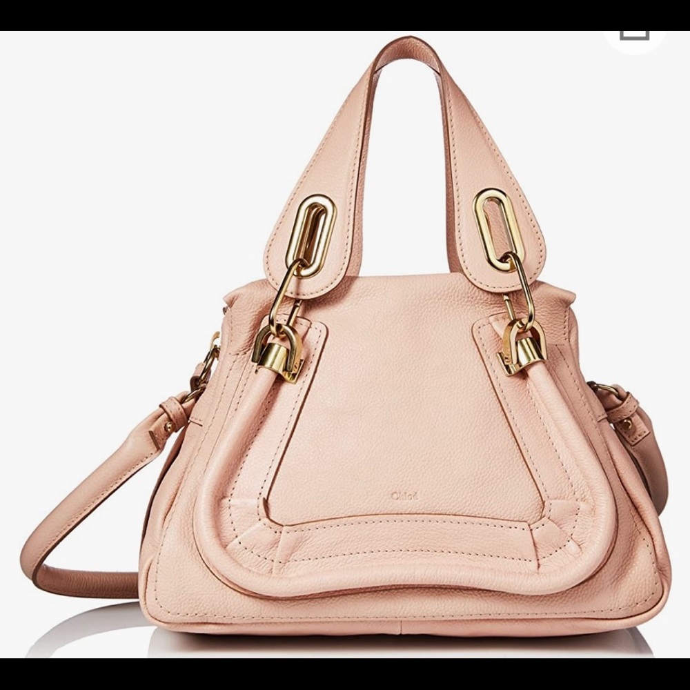 CHLOE SMALL PARATAY BAG IN ANEMONE PINK